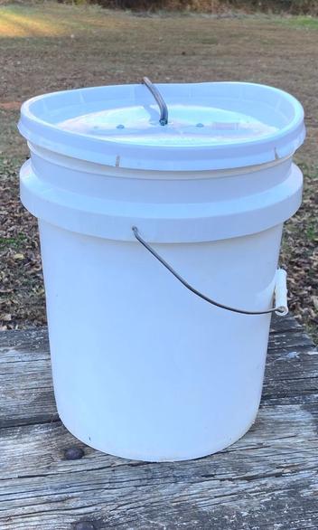 the coopers: OUR 5 GALLON BUCKET LIGHT
