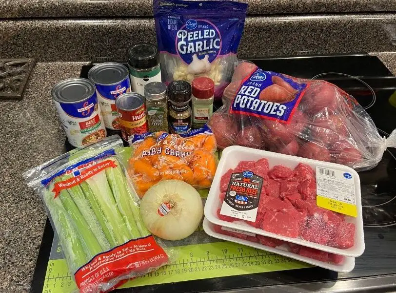 all the beef stew ingredients 