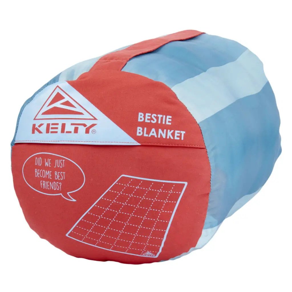 kelty bestie blanket in carry sack