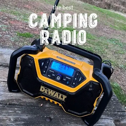 camping radio dewalt radio