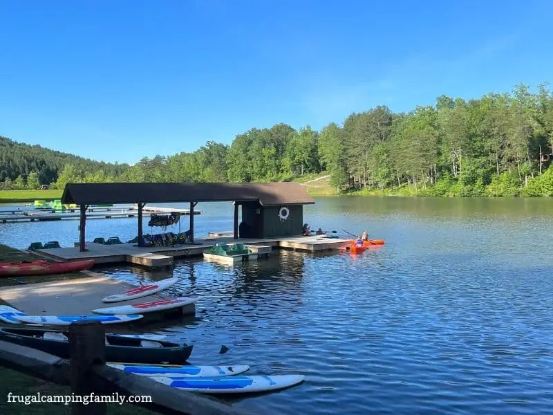 lake and kayak rentals