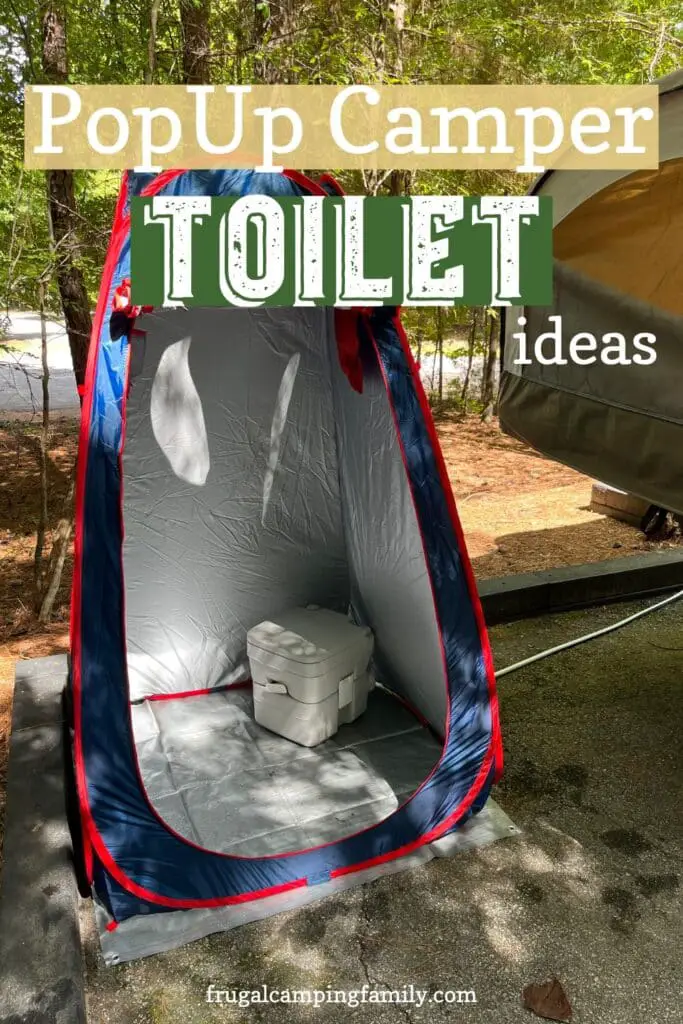portable popup camper toilet 