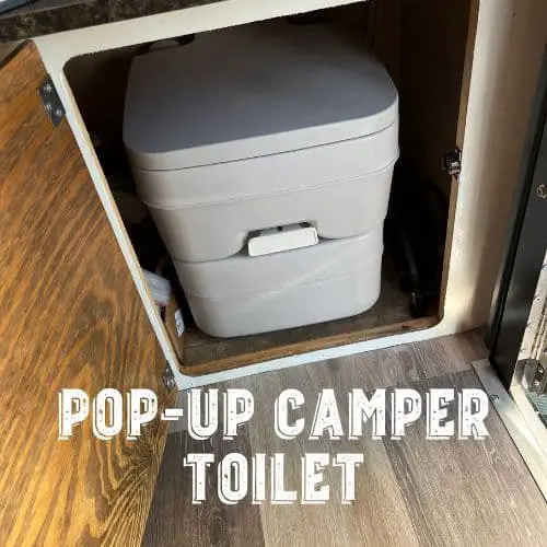 pop up camper toilet