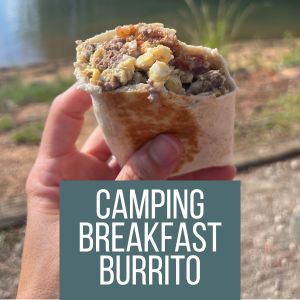 breakfast burrito for camping