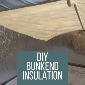 diy bunk end insulation