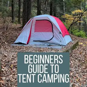 beginner guide to tent camping