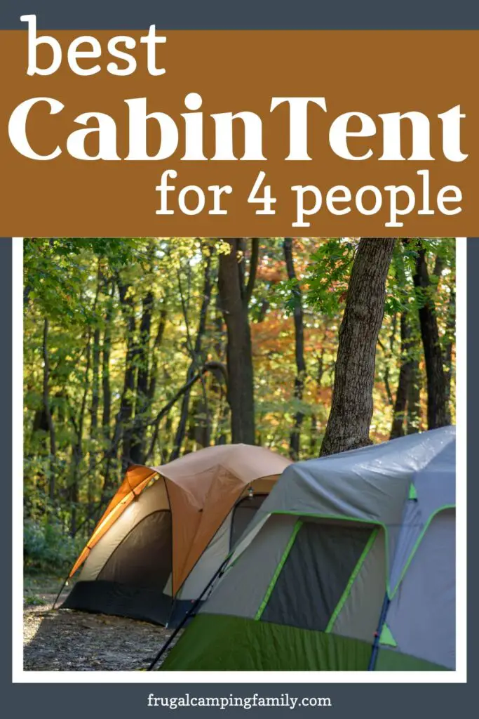 best 4 person cabin tent