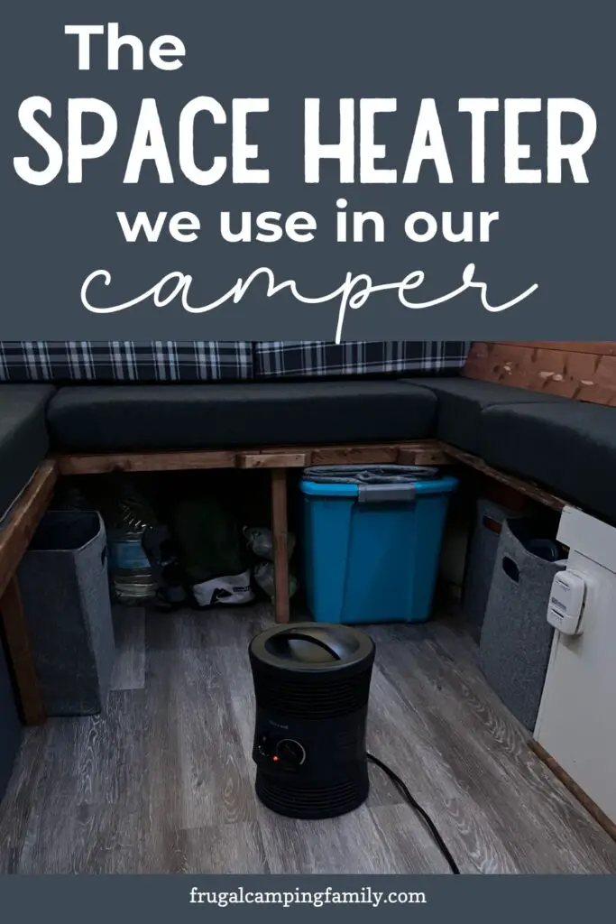 Space heater for your popup camper