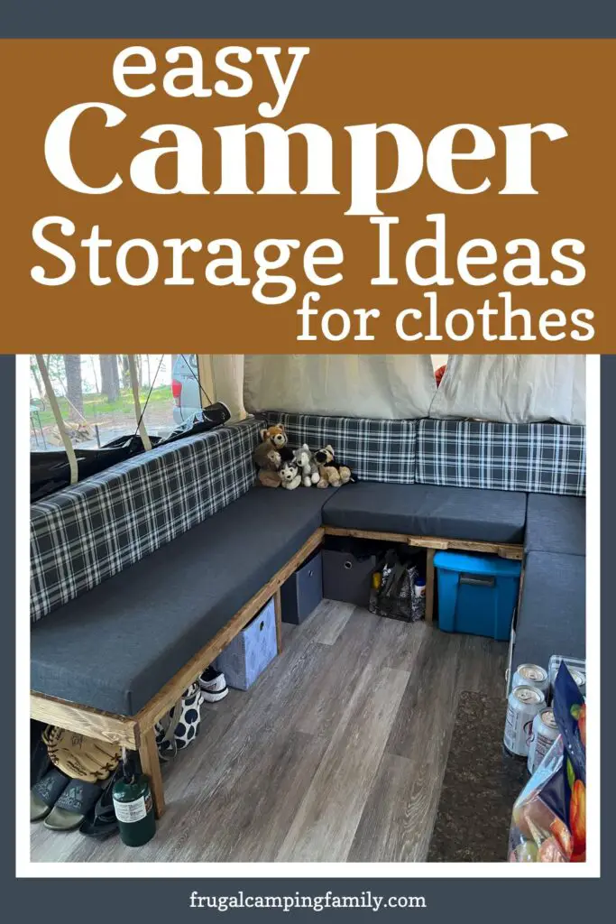 clothes storage ideas for a camper