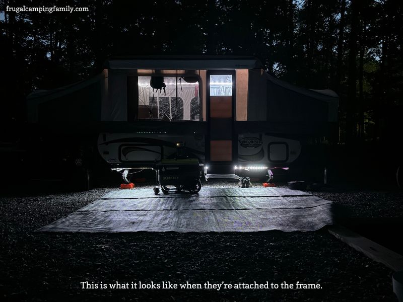 led light strips for popup camper
